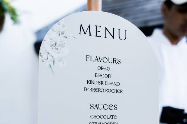 Personalised Menu!