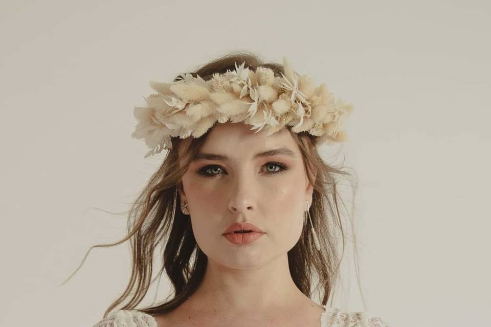 Rosey glow boho bride