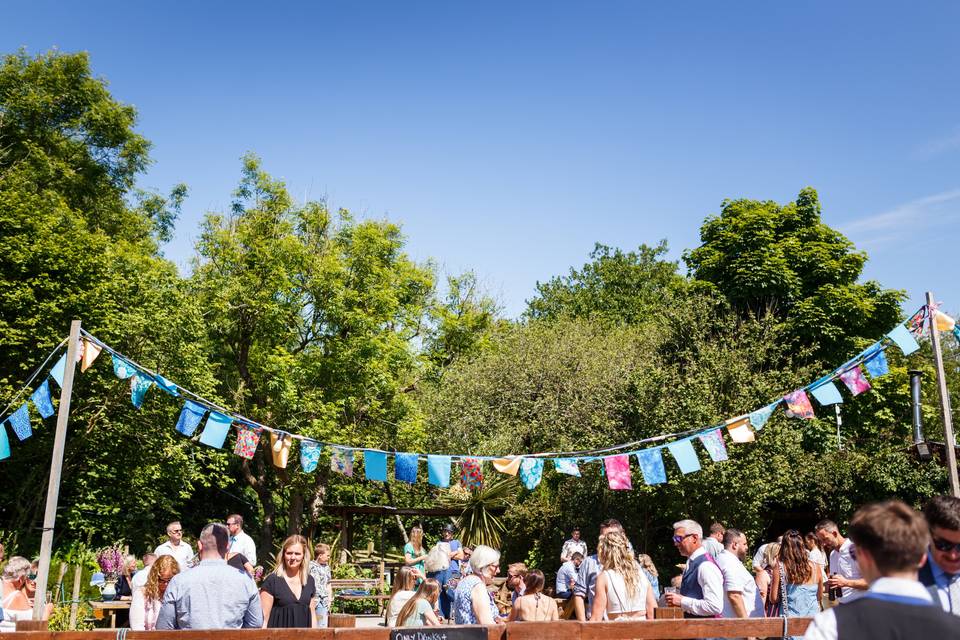 Colourful bunting