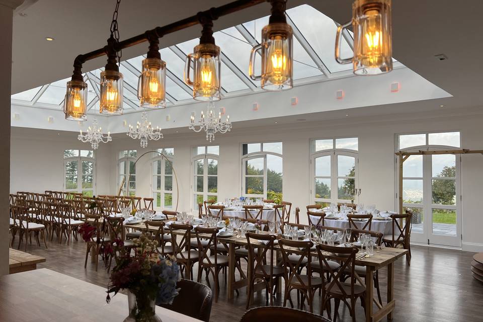 The Orangery Reception Space