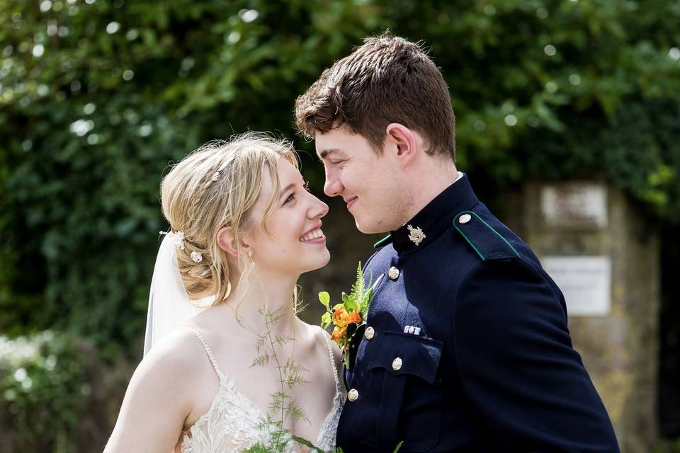 House plant wedding bouquet