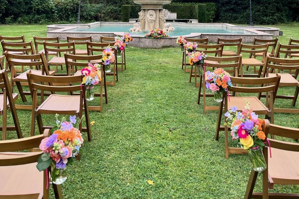 Berwick Lodge outdoor ceremony