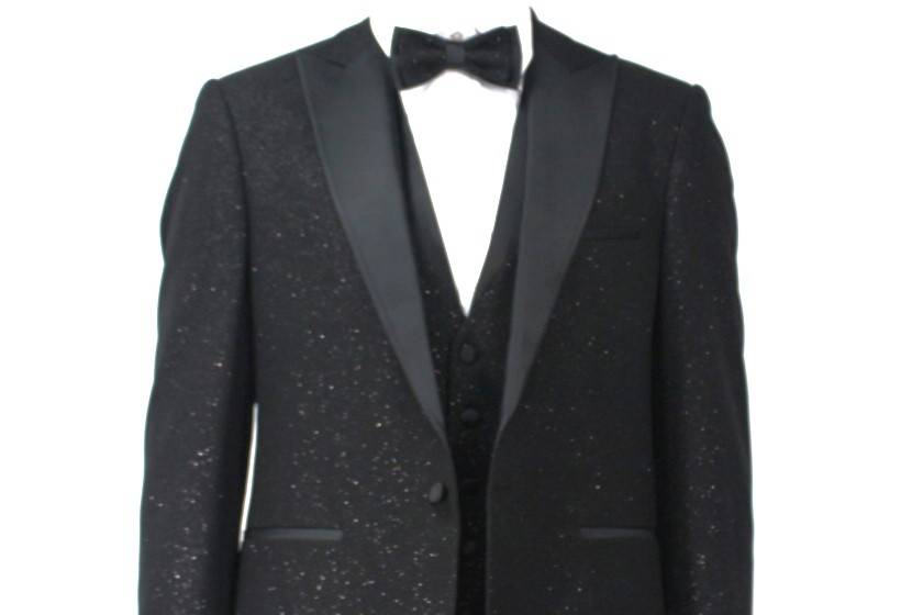 Shinny black tuxedo