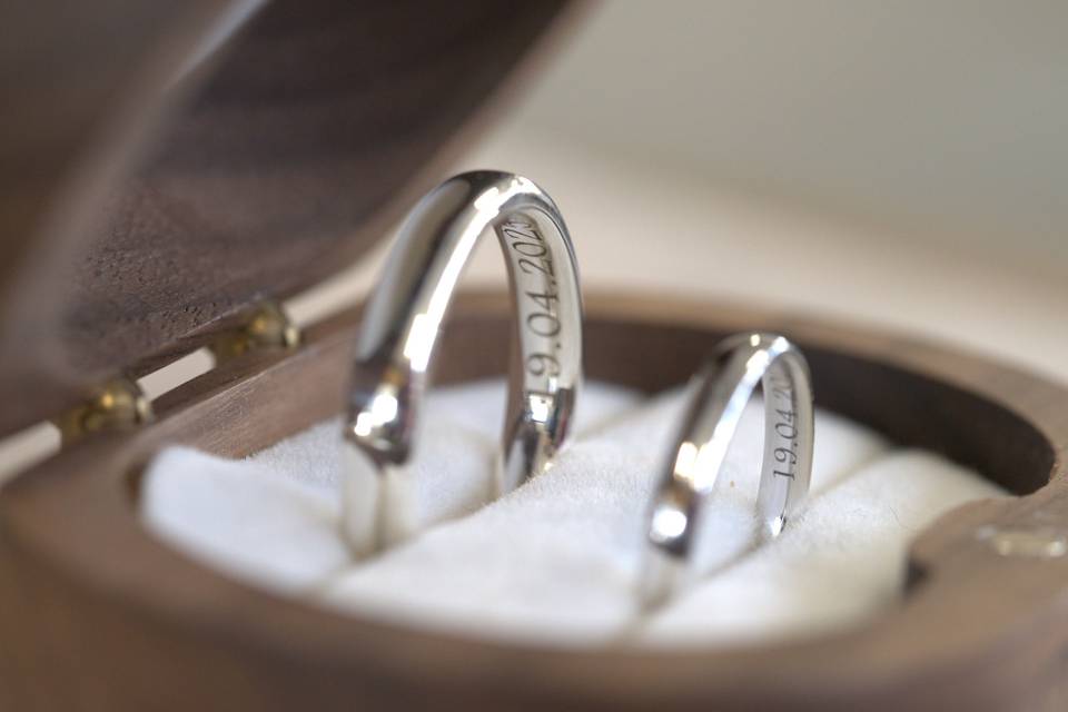 Personalised engraving inside