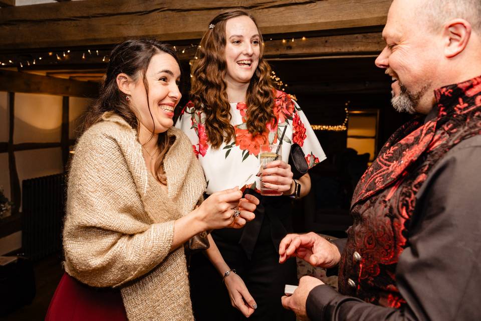 Laughter and amazement