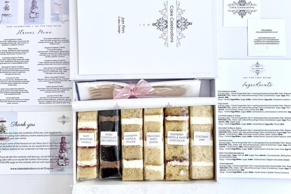 Cake taster box