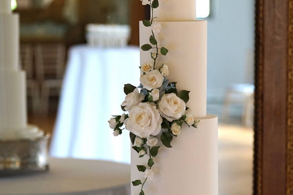 Modern Tall wedding cake