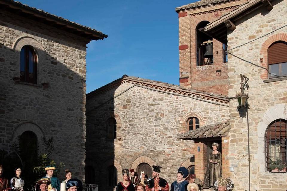 Medieval wedding in Umbria