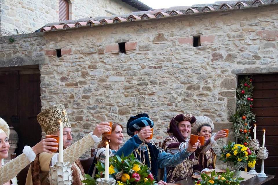 Medieval wedding in Umbria
