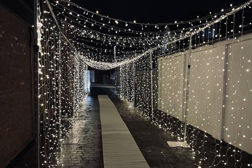 Tunnel of lights