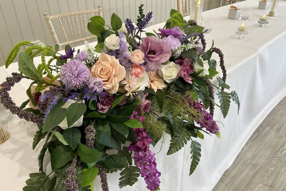 Top table florals
