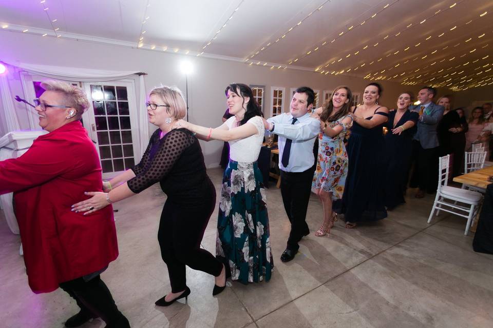 Wedding dancefloor