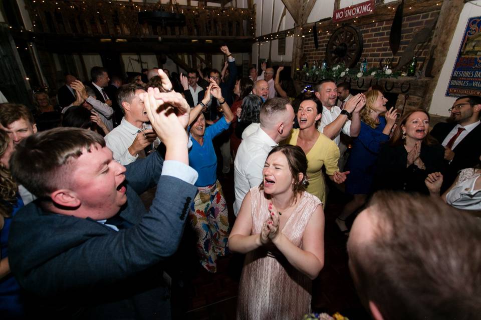 Wedding dancefloor