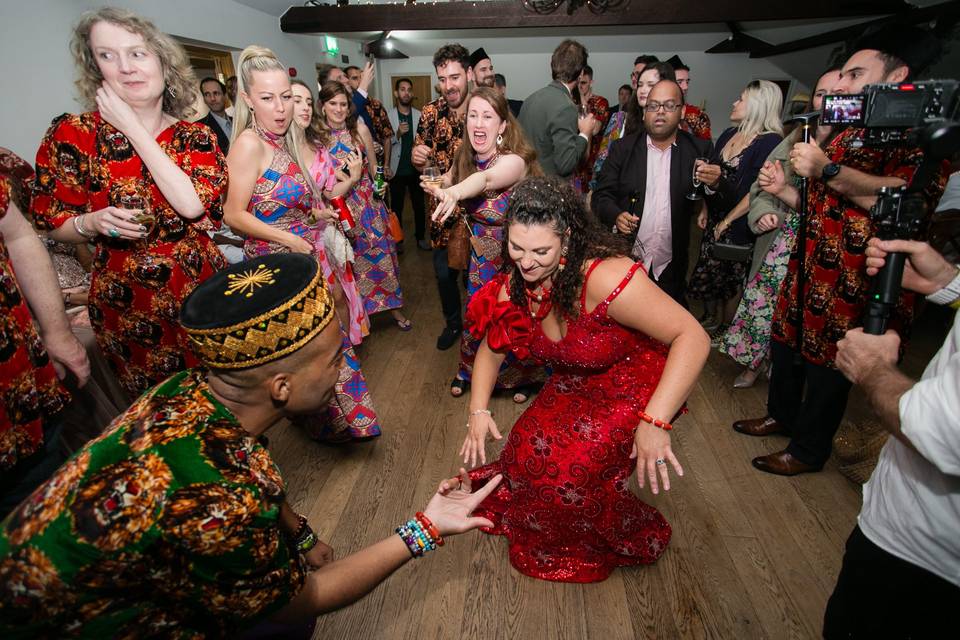 Wedding dancefloor