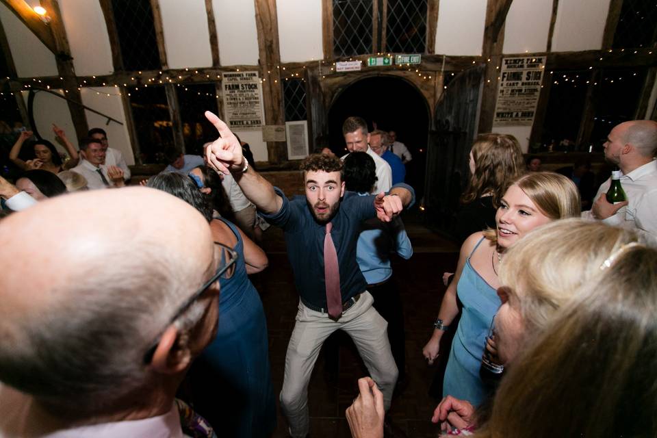 Wedding dancefloor