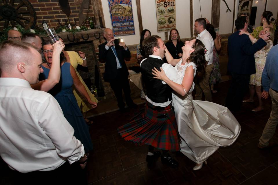 Wedding dancefloor