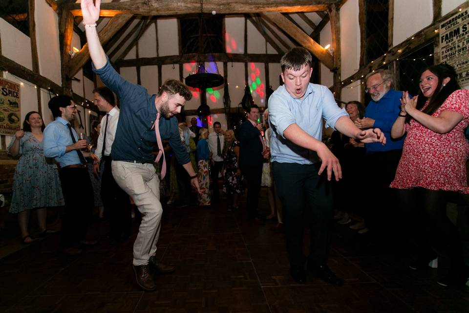 Wedding dancefloor