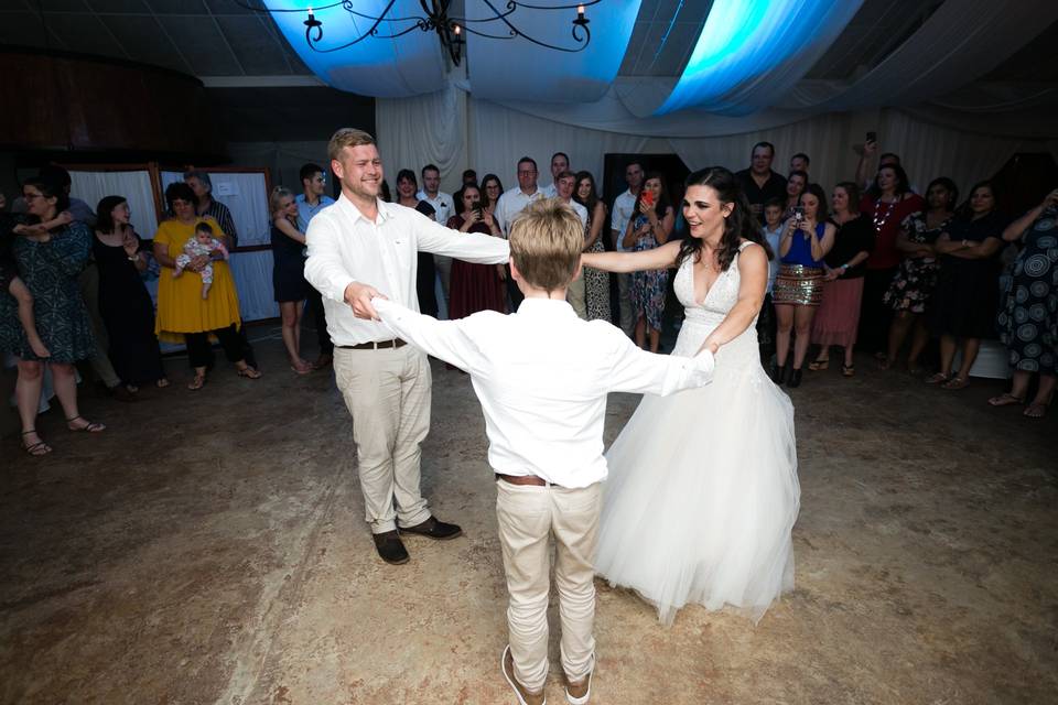 Wedding dancefloor