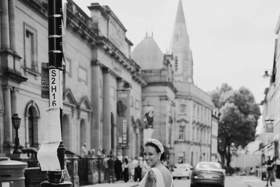 City wedding photography