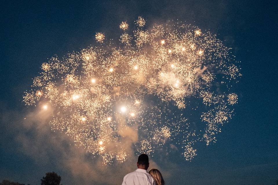 Wedding fireworks