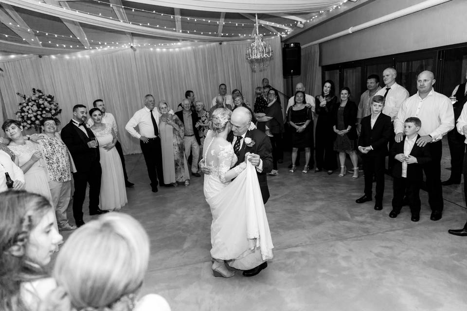 Wedding dancefloor