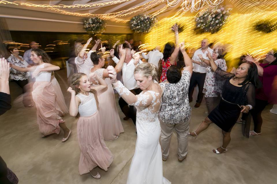 Wedding dancefloor