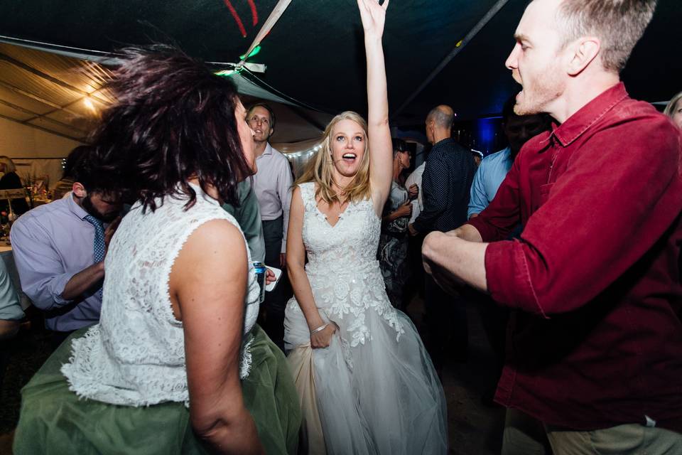 Wedding dancefloor