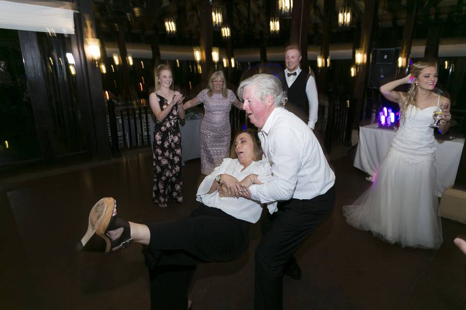 Wedding dancefloor