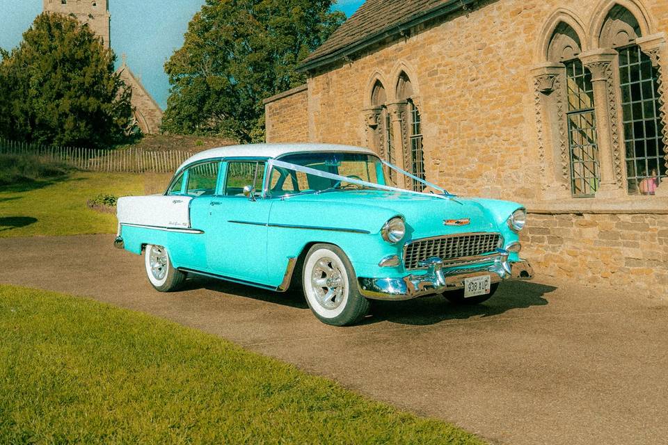 '55 Bel Air at Oakham Castle