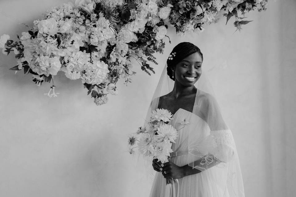 Hanging Floral Backdrop