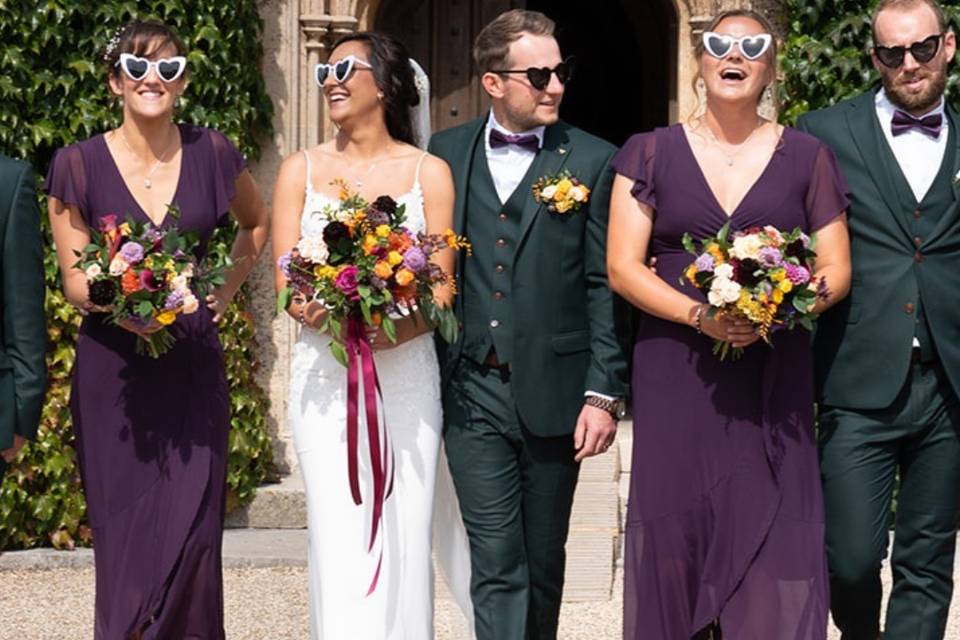 Autumn Themed Wedding Flowers