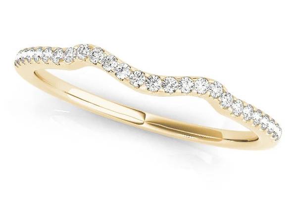 Yellow Gold Pavé Round Diamond
