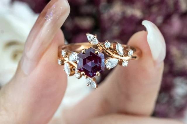 Lab Alexandrite Ring