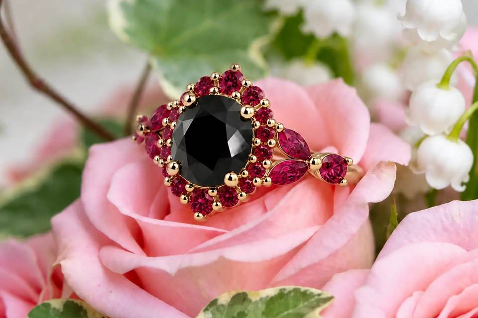 Flora engagement ring