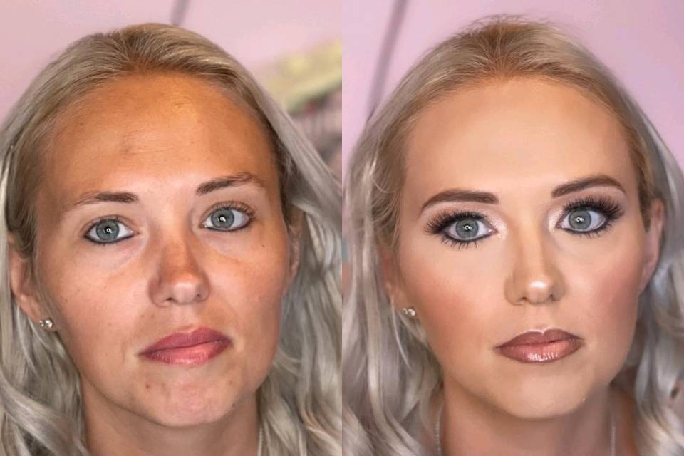 Wedding guest makeup