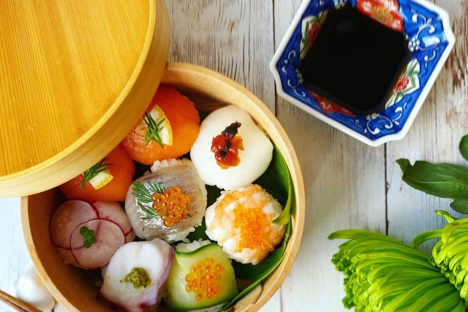 Delicious sushi