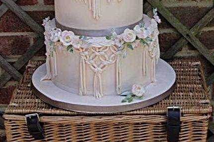 Boho Chic Wedding Cake