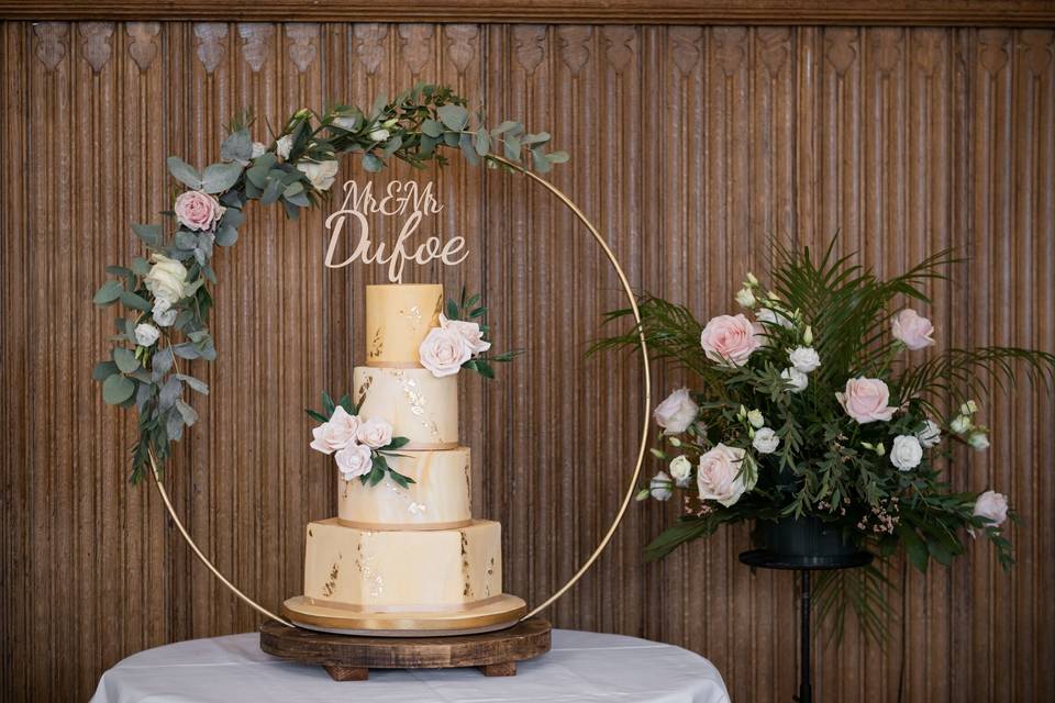 Marbled Wedding Cake