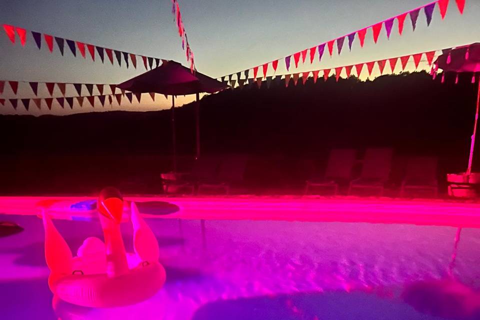 Pool by night