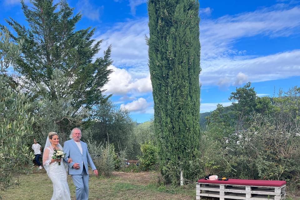 Entrance of the bride