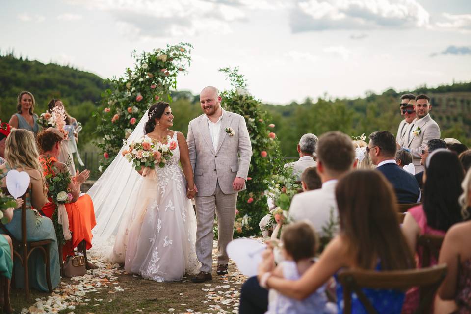 Wedding with a view