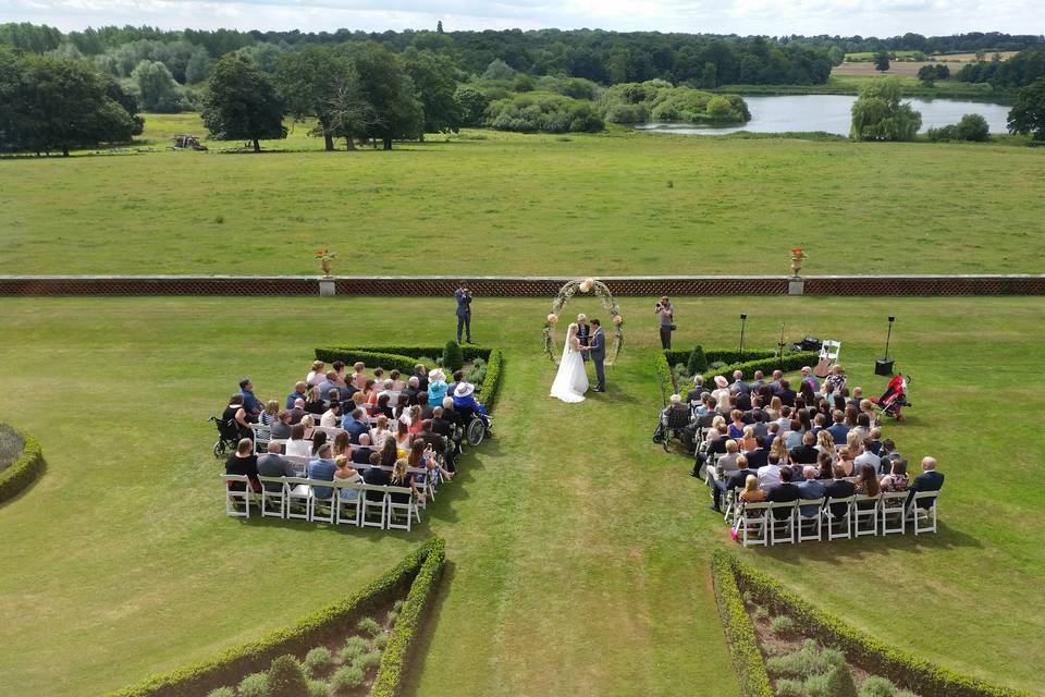 Outdoor ceremony