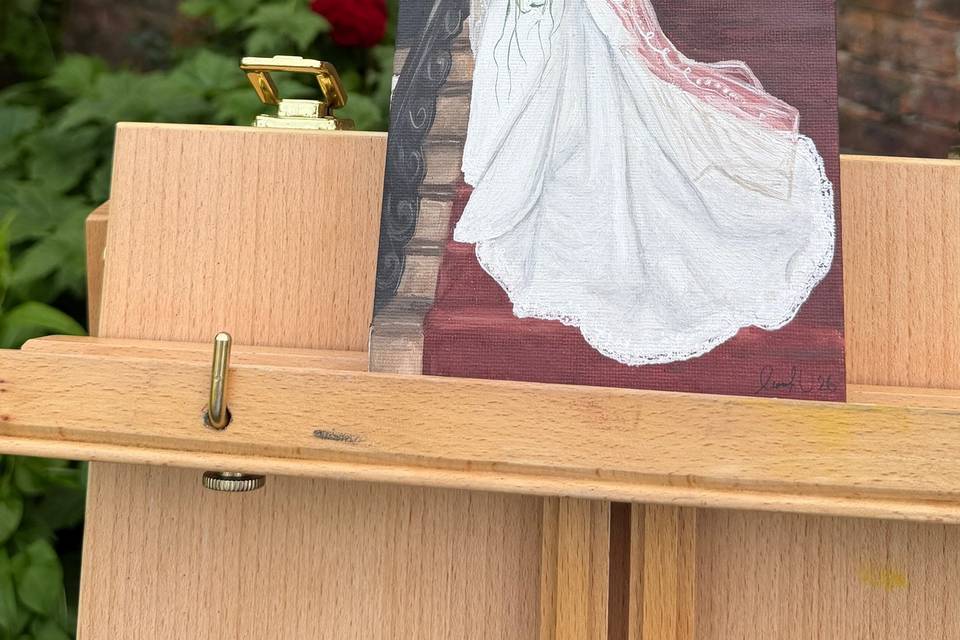Small wedding painting