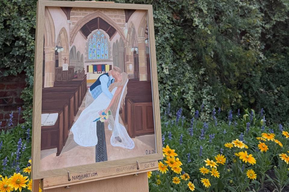Lauren and Eddie's painting