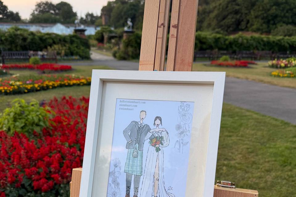 Live guest illustrations