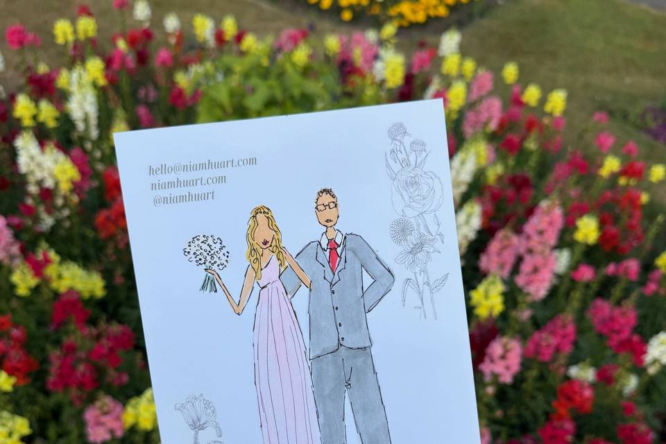 Live guest illustrations