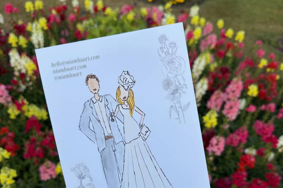 Live guest illustrations