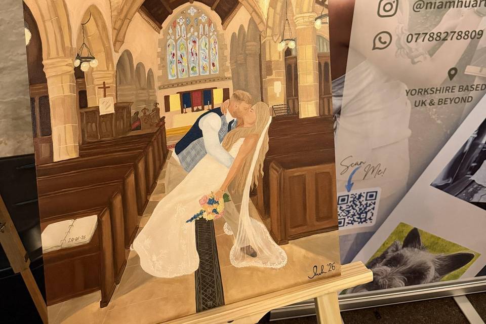 Close ups at a wedding fayre