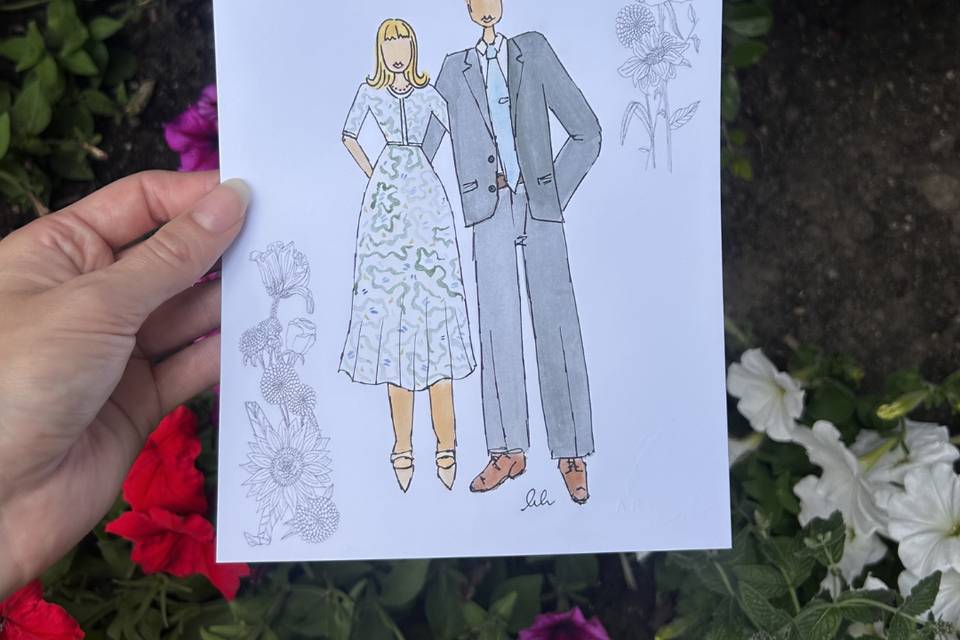 Live guest illustrations