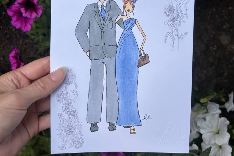 Live guest illustrations